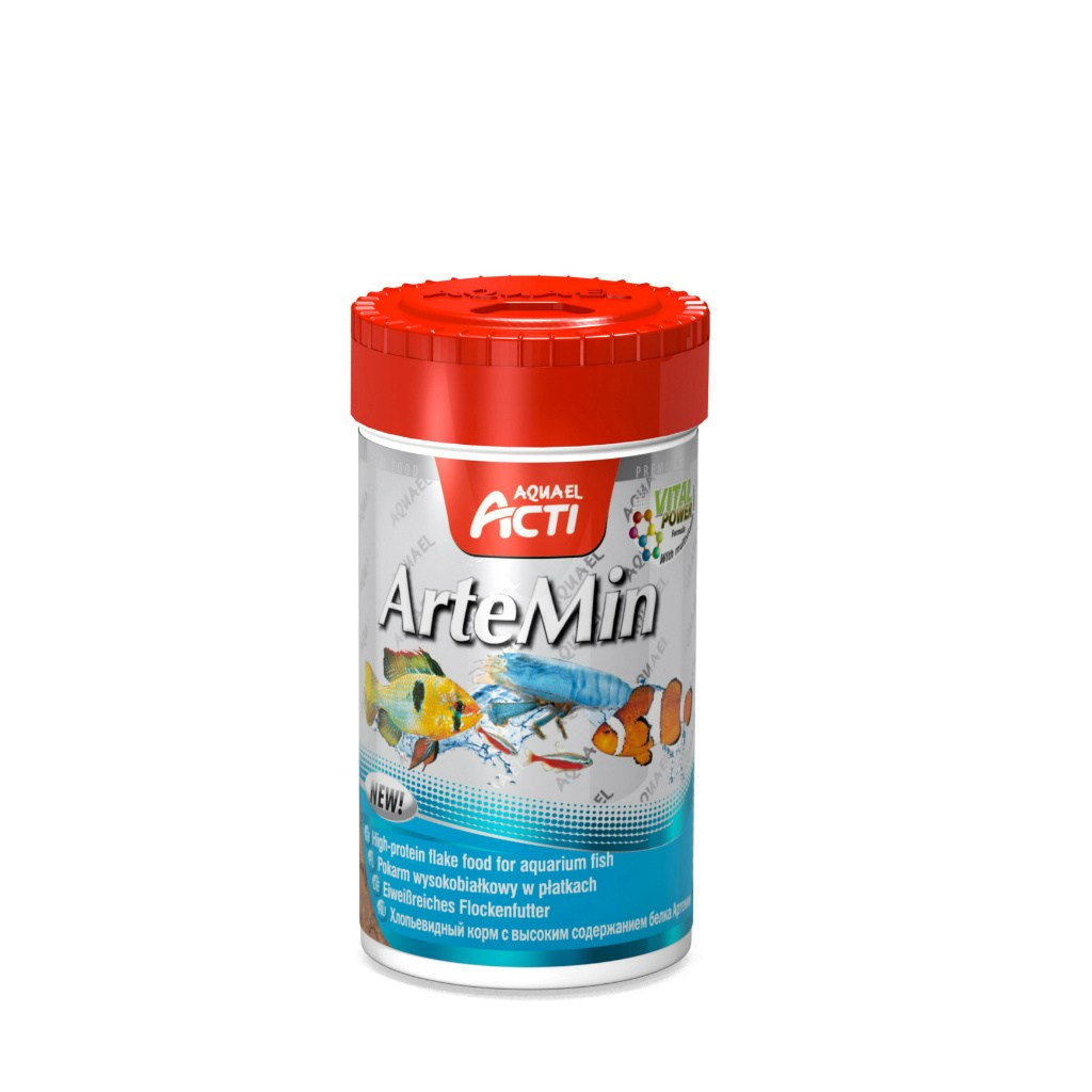 AQUAEL ACTI ArteMin 250ml pokarm płatkowany