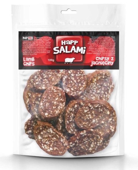 Chipsy z salami z jagnięciny 100g