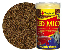 Tropical Red Mico 100ml 8g - Suszone larwy ochotki, naturalny pokarm