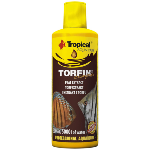 Tropical Torfin Complex 500ml - Wyciąg z torfu do akwarium, Czarne wody