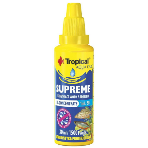 Tropical SUPREME 30 ml – preparat uzdatniający wodę z aloesem