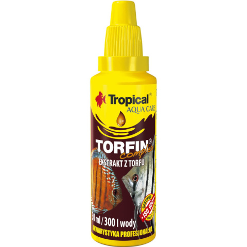 Tropical Torfin Complex 30ml - Wyciąg z torfu do akwarium, Czarne wody