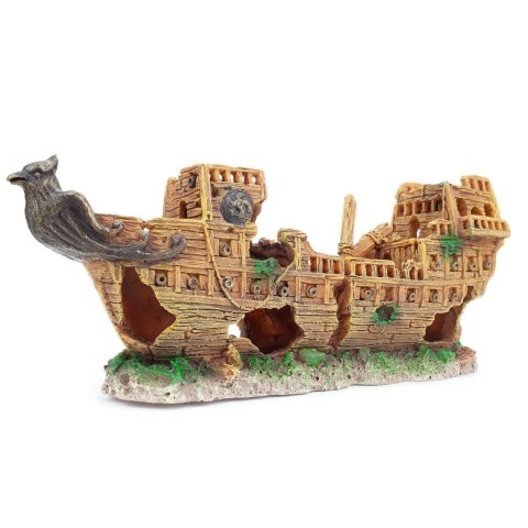 Happet - ozdoba do akwarium statek wrak 25cm Happet - ozdoba do akwarium statek wrak 25cm
