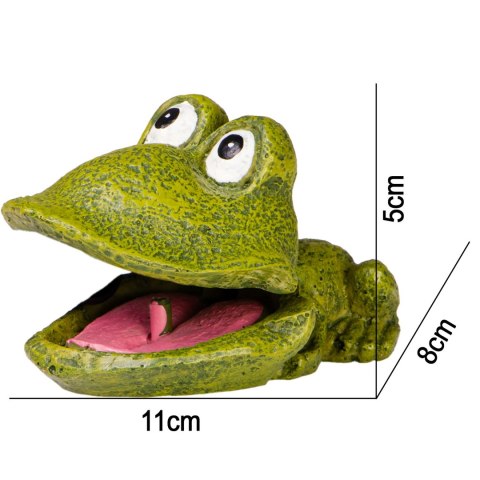 Kruger Meier Froggy Bubble - Ozdoba do akwarium 11x8x5 cm Kruger Meier Froggy Bubble - Ozdoba do akwarium 11x8x5 cm