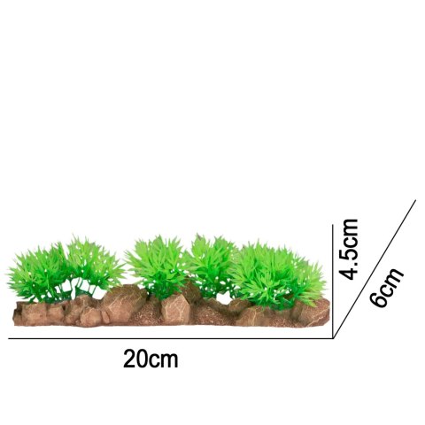 Kruger Meier Plant Line - Dekoracja roślinna do akwarium 20x6x4,5 cm Kruger Meier Plant Line - Dekoracja roślinna do akwarium 20x6x4,5 cm