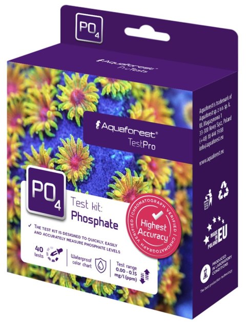 Aquaforest TestPro Phosphate Aquaforest TestPro Phosphate