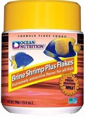Ocean Nutrition Brine Shrimp Plus Flakes 34g (pokarm w płatkach) Ocean Nutrition Brine Shrimp Plus Flakes 34g (pokarm w płatkach)
