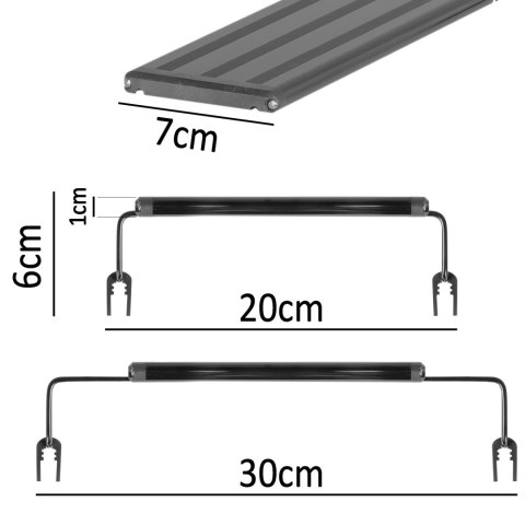 Terrario ReptoRay 8W - lampa LED do terrarium 30cm Terrario ReptoRay 8W - lampa LED do terrarium 30cm