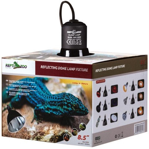 Repti-Zoo Oprawka z kloszem na żarówkę do 200W Repti-Zoo Oprawka z kloszem na żarówkę do 200W