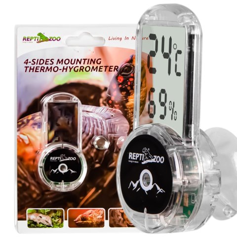 Repti-Zoo 4-sides Thermometer Hygrometer - termometr i higrometr LCD Repti-Zoo 4-sides Thermometer Hygrometer - termometr i higrometr LCD