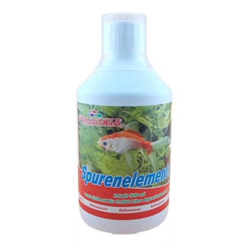 Femanga Spurenelemente 500 ml Niezbędne pierwiastki śladowe dla ryb, roślin
