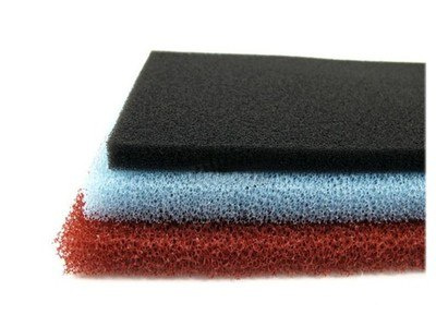AZOO 3in1 Bio-Sponge - gąbki do filtra 3szt: brązowa, czarna, niebieska