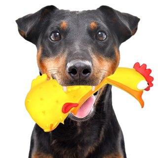 Lupipets Dog Screaming Chicken - zabawka piszcząca 20cm