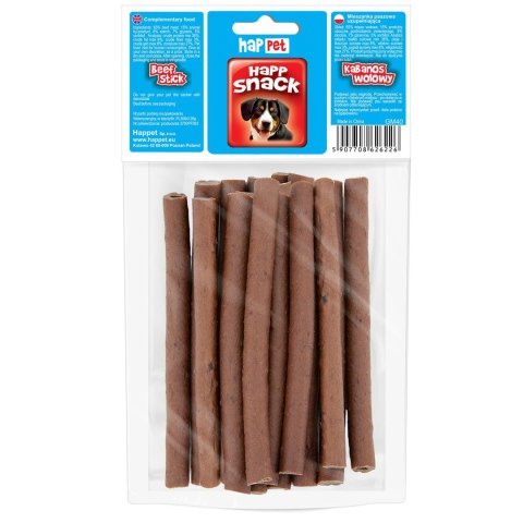 Happet Kabanos wołowy 100 g – naturalna przekąska dla psa