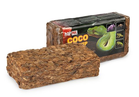 Happet Podłoże kokosowe chipsy 500 g – gruba frakcja dla gadów i roślin