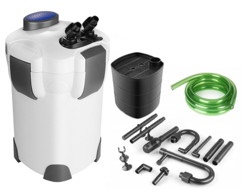 SunSun HW-303B – filtr zewnętrzny z lampą UV do akwarium 400 l (1400 l/h)