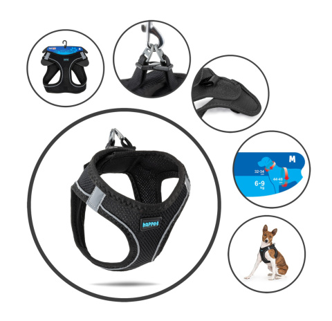 Szelki air comfort S czarne