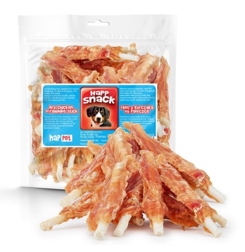 Happet filet z kurczaka na pałeczce – gryzak dla psa, 500 g
