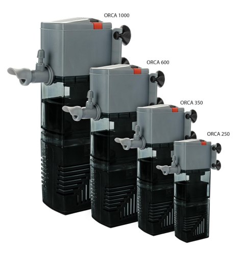 Happet filtr ORCA 350 – wewnętrzny, 350 l/h, do akwarium 60–120 l