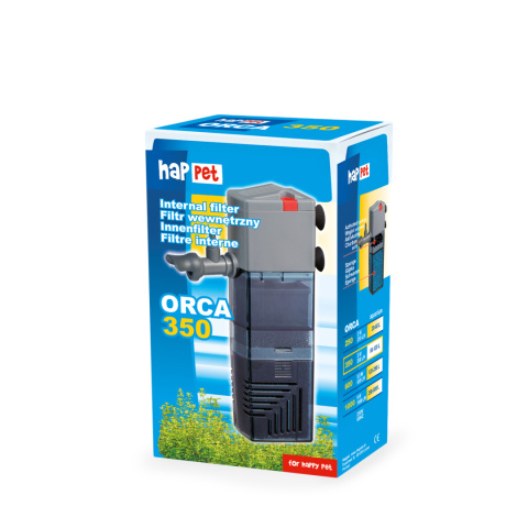 Happet filtr ORCA 350 – wewnętrzny, 350 l/h, do akwarium 60–120 l