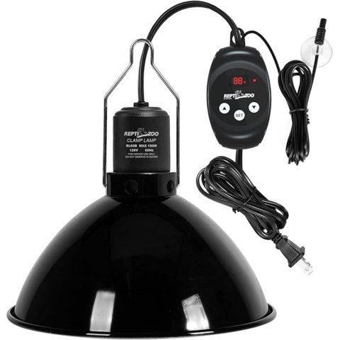 Repti-Zoo Big Lamp with Thermostat - lampa do terrarium z termostatem