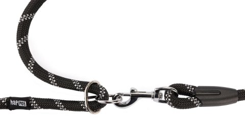 Happet Mocna smycz regulowana linka L czarna 3 metry wytrzymała