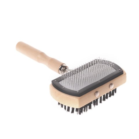 Happet szczotka dwustronna dla psa i kota – pielęgnacja i masaż