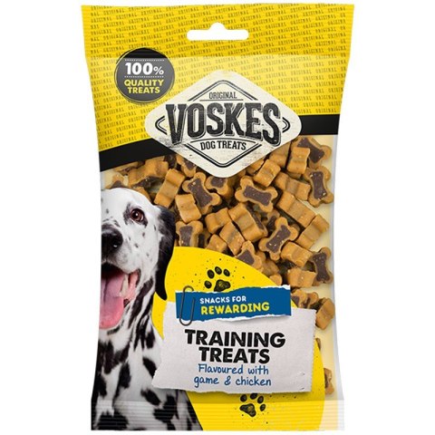 Voskes Training Treats Game & Chicken - przysmaki treningowe dla psa kości dziczyzna i kurczak 200g