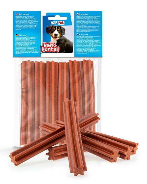 Happet Happ Dental z łososiem, opakowanie 6 szt. – przysmak dla psa, 120 g