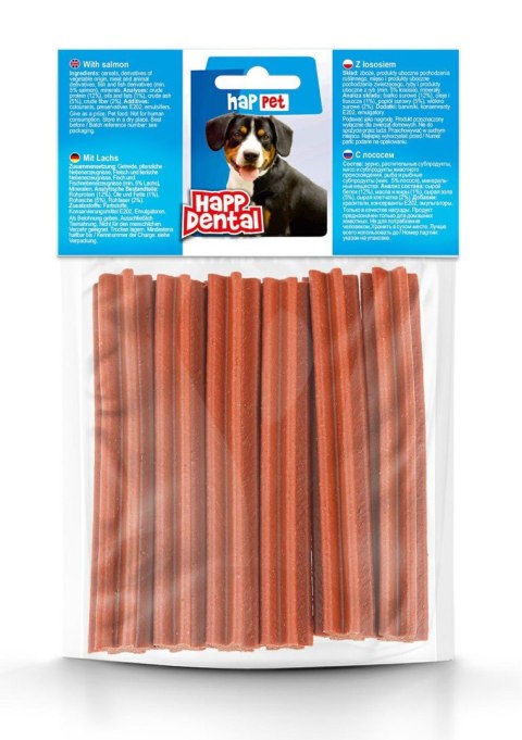 Happet Happ Dental z łososiem, opakowanie 6 szt. – przysmak dla psa, 120 g