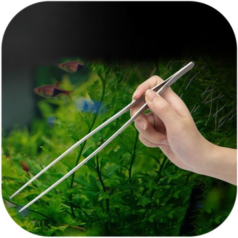 Kruger Meier pęseta prosta 30 cm – precyzyjna stal nierdzewna