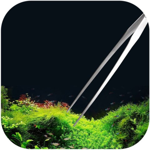 Kruger Meier pęseta prosta 38 cm – stal nierdzewna, precyzyjna