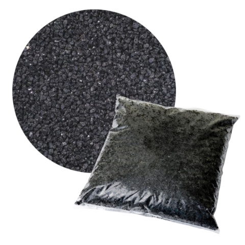 Czarny żwir bazaltowy 1-3 mm, 2 kg – efektowne podłoże do akwarium
