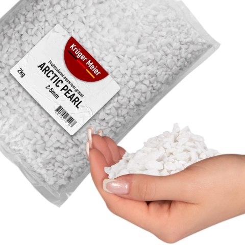 Kruger Meier Arctic Pearl 2-5 mm - Żwirek akwarystyczny 2 kg