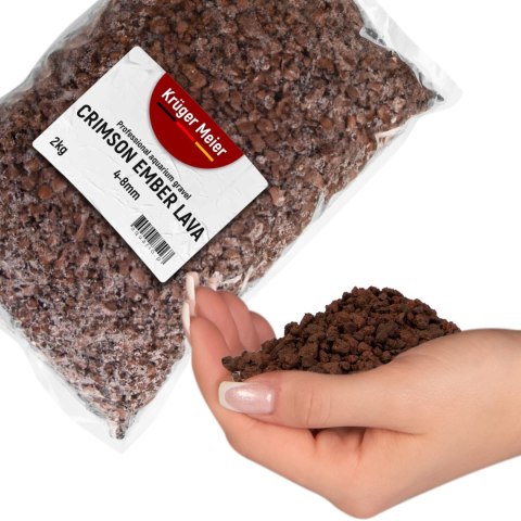 Kruger Meier Crimson Ember Lava 4-8 mm - Lawowe podłoże filtracyjne 2 kg