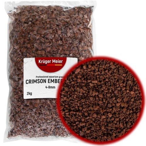 Kruger Meier Crimson Ember Lava 4-8 mm - Lawowe podłoże filtracyjne 2 kg