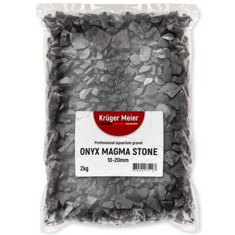 Kruger Meier Onyx Magma Stones 10-20 mm - Żwir do akwarium 2kg