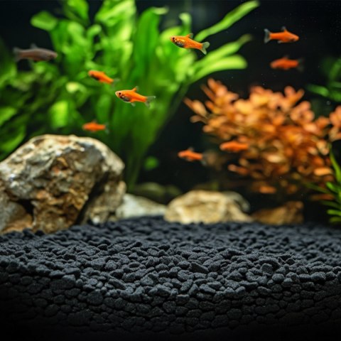 Kruger Meier Onyx Magma Stones 4-8 mm - Żwirek do akwarium 2kg