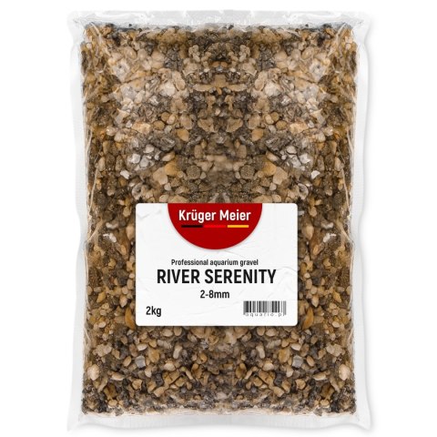 Kruger Meier River Serenity 2-8 mm - Żwirek akwarystyczny 2 kg
