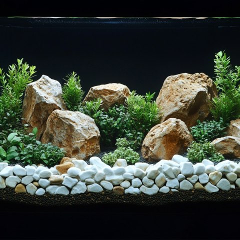 Kruger Meier Thasos Glacier 8-16 mm - Żwirek akwarystyczny 2 kg