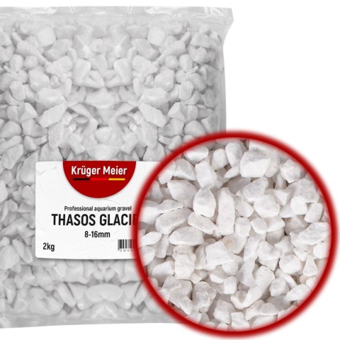 Kruger Meier Thasos Glacier 8-16 mm - Żwirek akwarystyczny 2 kg