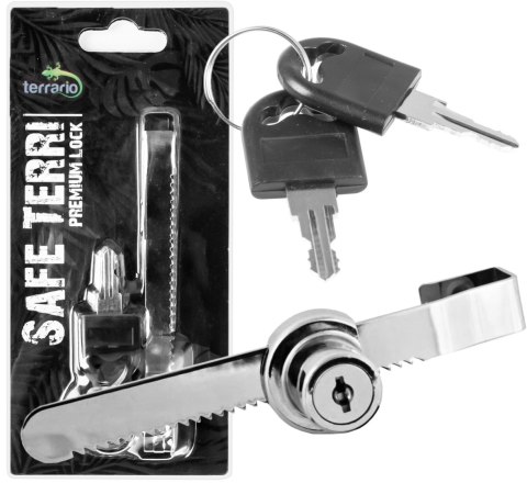 Terrario Safe Terri 120 - zamek do drzwi przesuwnych 12cm