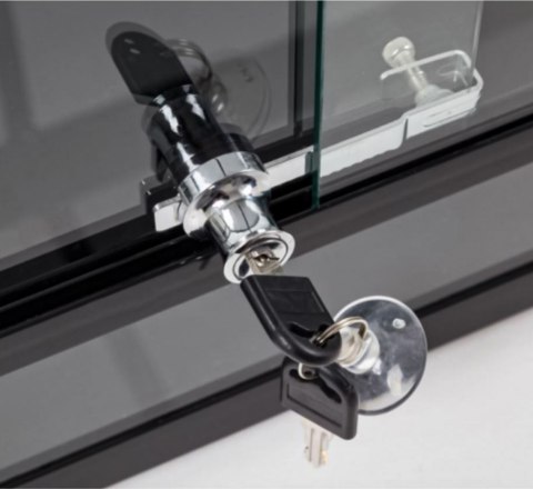 Terrario Safe Terri 120 - zamek do drzwi przesuwnych 12cm