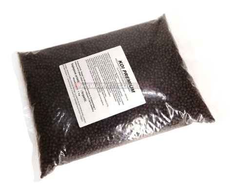 Glopex Koi Premium 6,0 mm 1kg, pływający granulat pokarm dla ryb w oczku