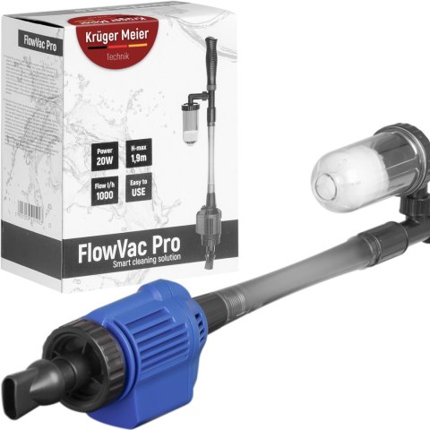 Kruger Meier FlowVac Pro - odmulacz automatyczny z filtrem wody