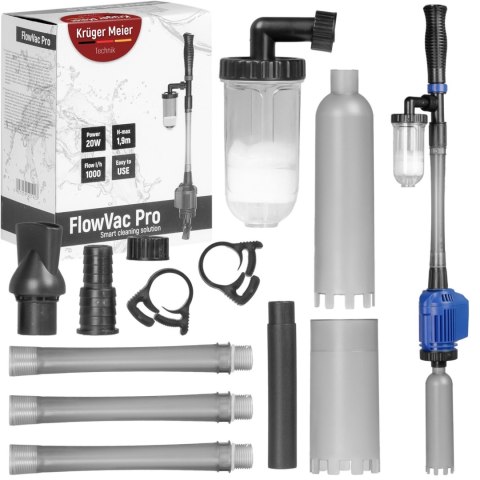 Kruger Meier FlowVac Pro - odmulacz automatyczny z filtrem wody
