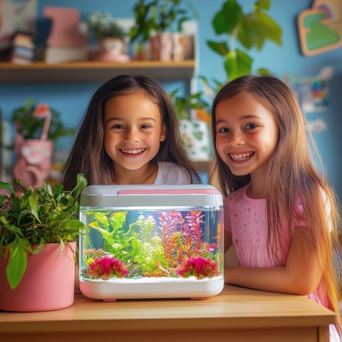 Kruger Meier Plant Mini Grass Pink - roślinka sztuczna