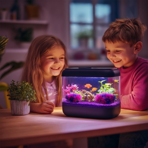 Kruger Meier Plant Mini Grass Violet - roślinka sztuczna