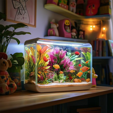 Kruger Meier Plant Purple Palm - roślinka sztuczna