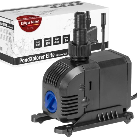 Kruger Meier PondXplorer Elite 1200 - fontanna z filtrem i pompą do oczka wodnego